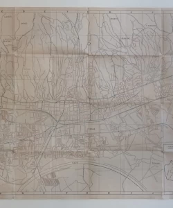 Plan grada Zagreba : uže područje sa popisom ulica.